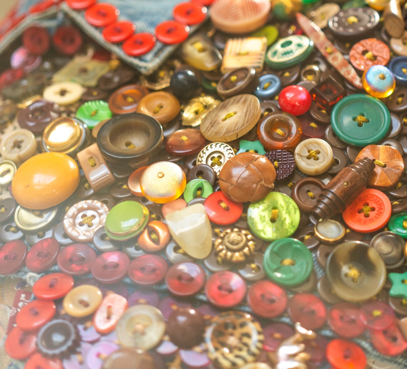 Button-Up, Button-Down - Art installation by Beau McCall